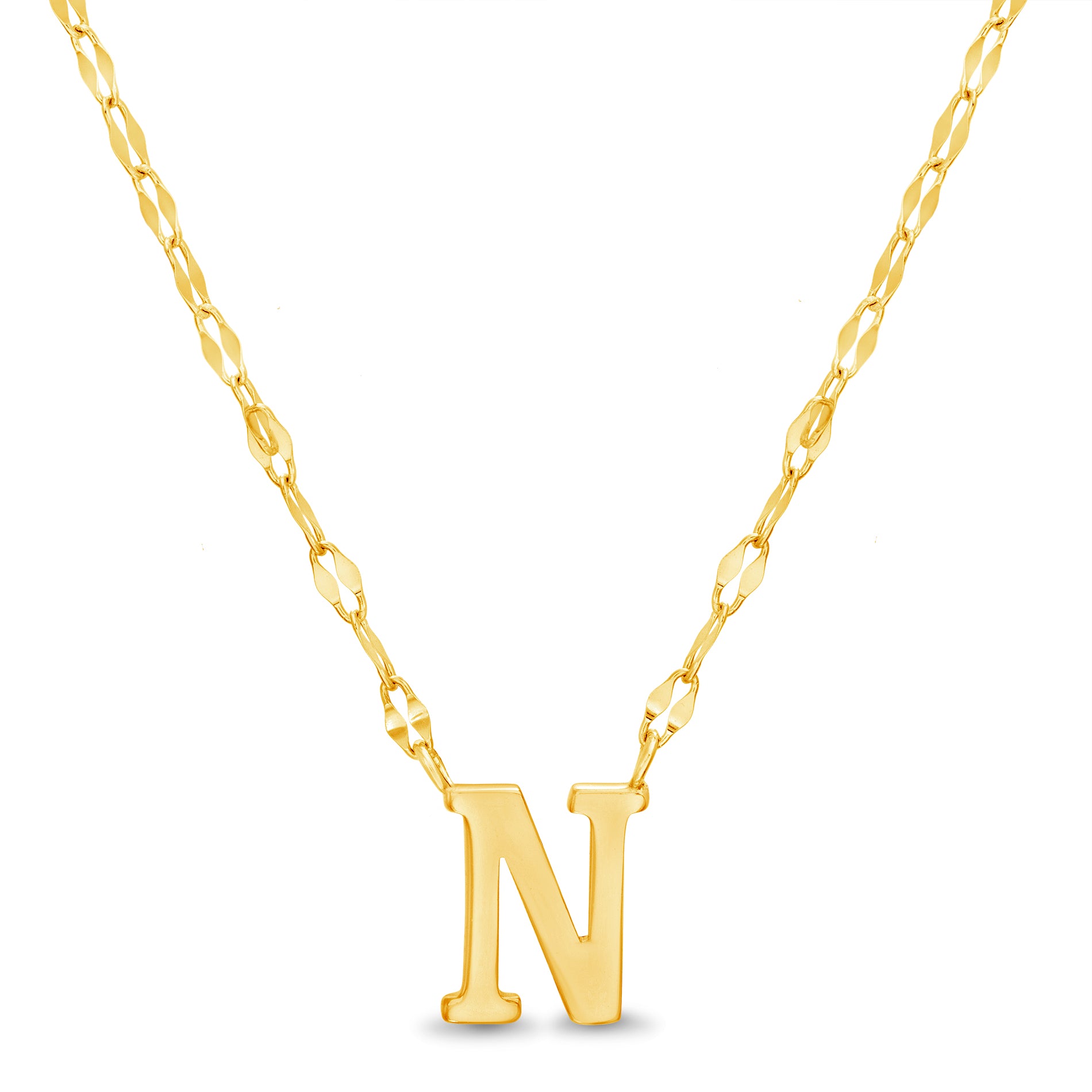 Dainty Gold Initial Necklace