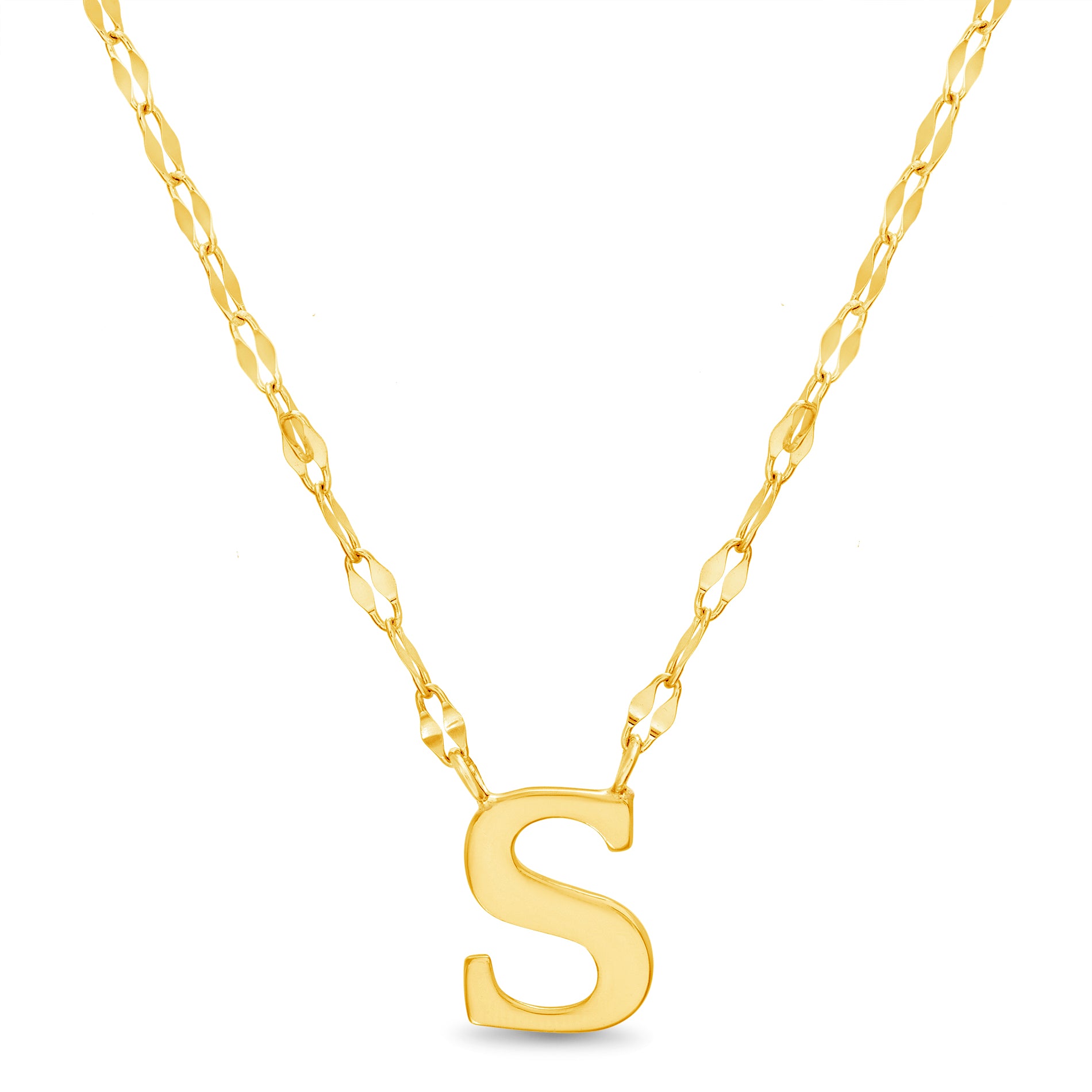 Dainty Gold Initial Necklace
