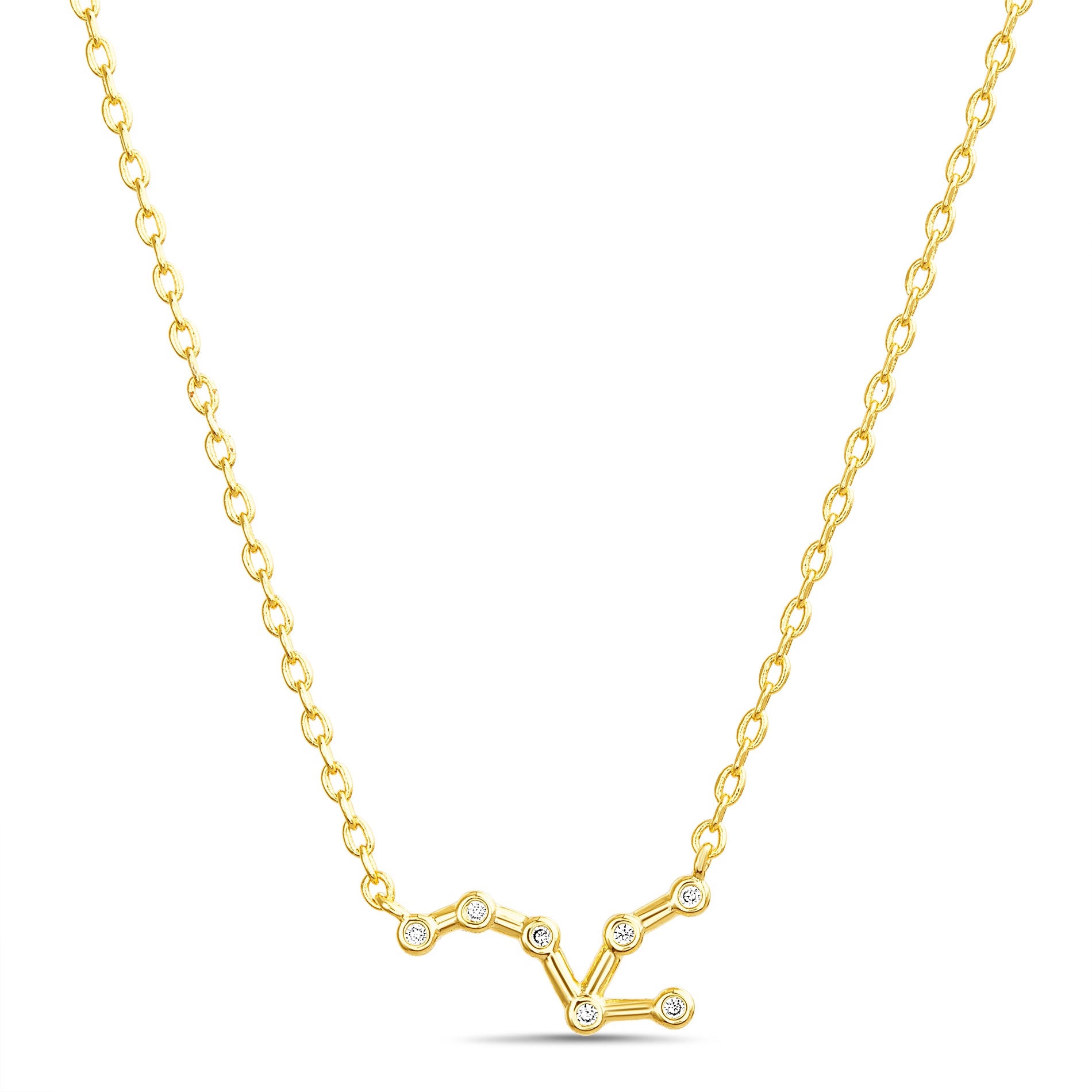 Taurus Constellation Station Necklace