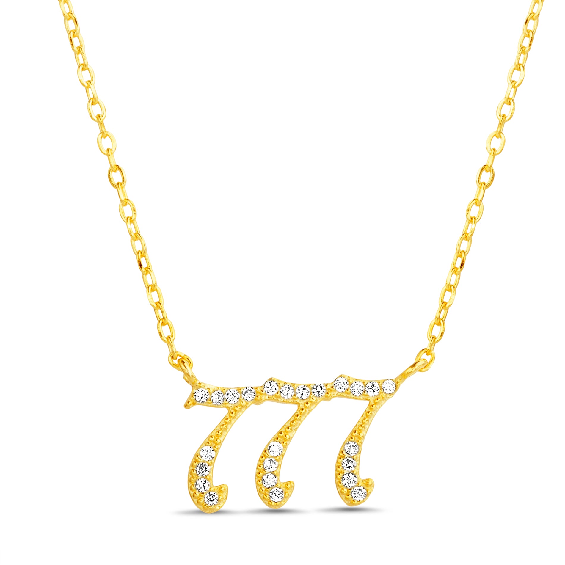 Sterling Silver Angel Number Necklace