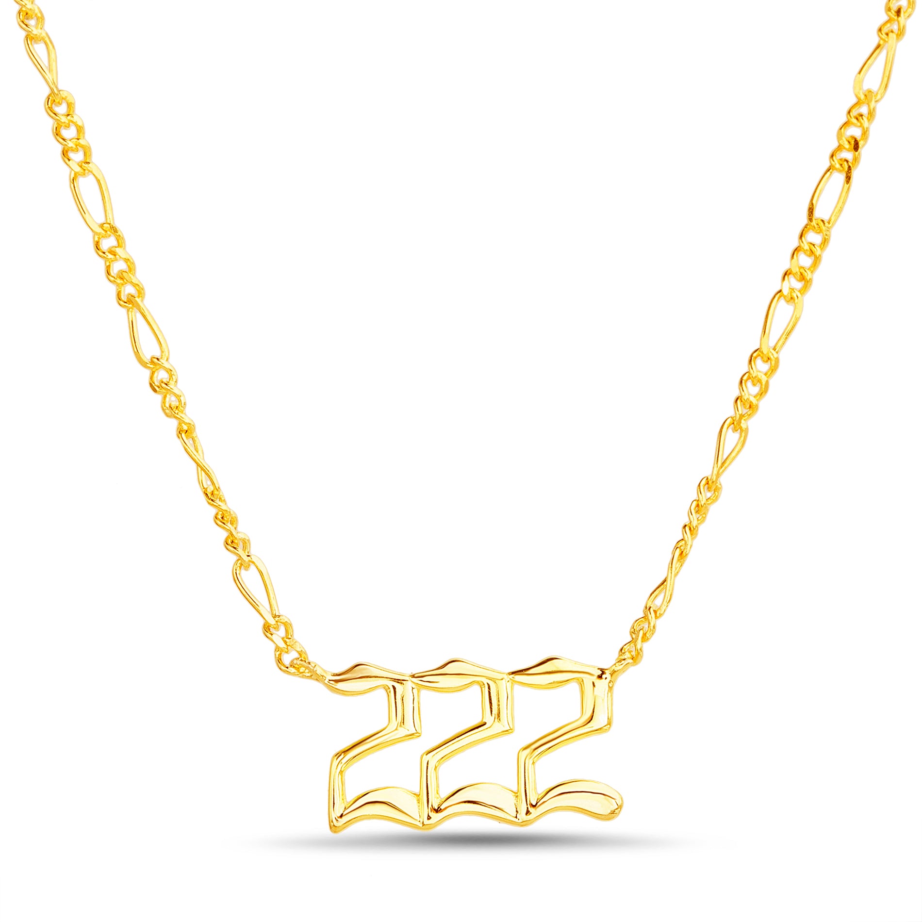 Sterling Silver Angel Number Necklace